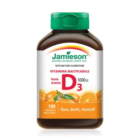 Jamieson VITAMINA D3 masticabile 100cpr