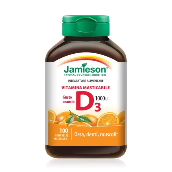 Jamieson VITAMINA D3 masticabile 100cpr