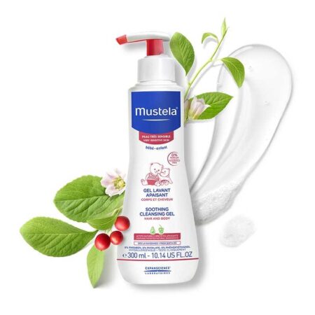 Mustela gel detergente lenitivo 300ml capelli e corpo
