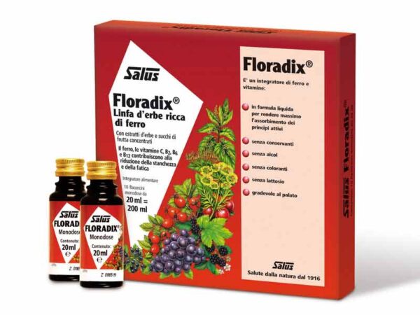 Salus Floradix 10 flaconcini monodose da 20ml