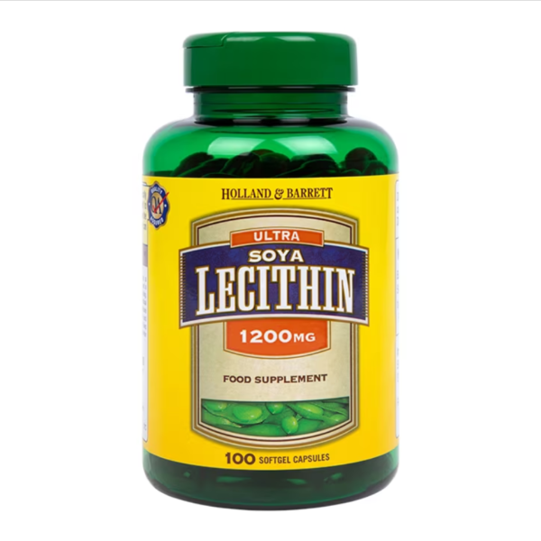 Holland & Barrett Ultra Lecitina di Soia 100 Capsule 1200mg