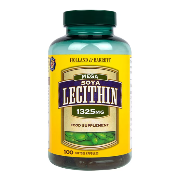 Holland & Barrett Mega Soya Lecithin 100 capsule 1325mg