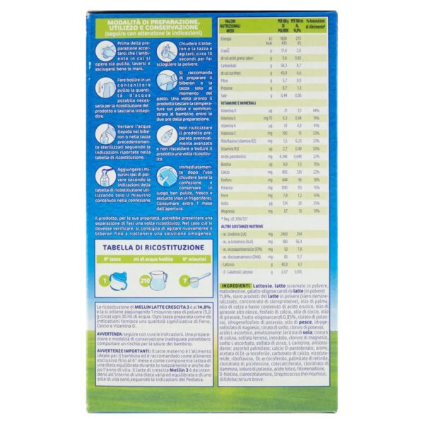Mellin 3 Latte Crescita 1,2 Kg - immagine 2