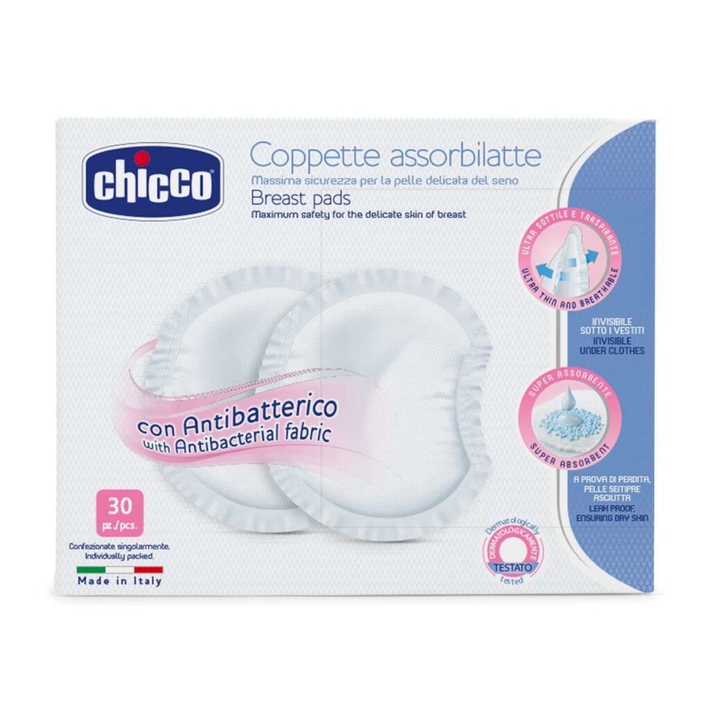 Chicco Coppette Assorbilatte Con Antibatterico 30/60pz