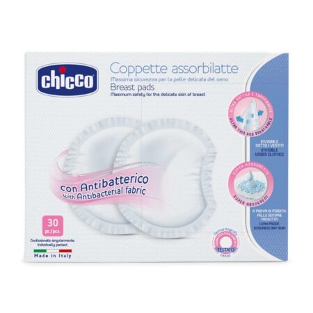 Chicco Coppette Assorbilatte Con Antibatterico 30/60pz