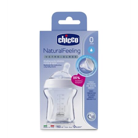 Chicco Biberon Naturalfeeling Vetro 150Ml
