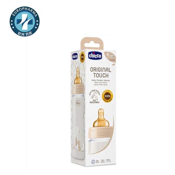 Chicco ORIGINAL TOUCH Biberon in Plastica