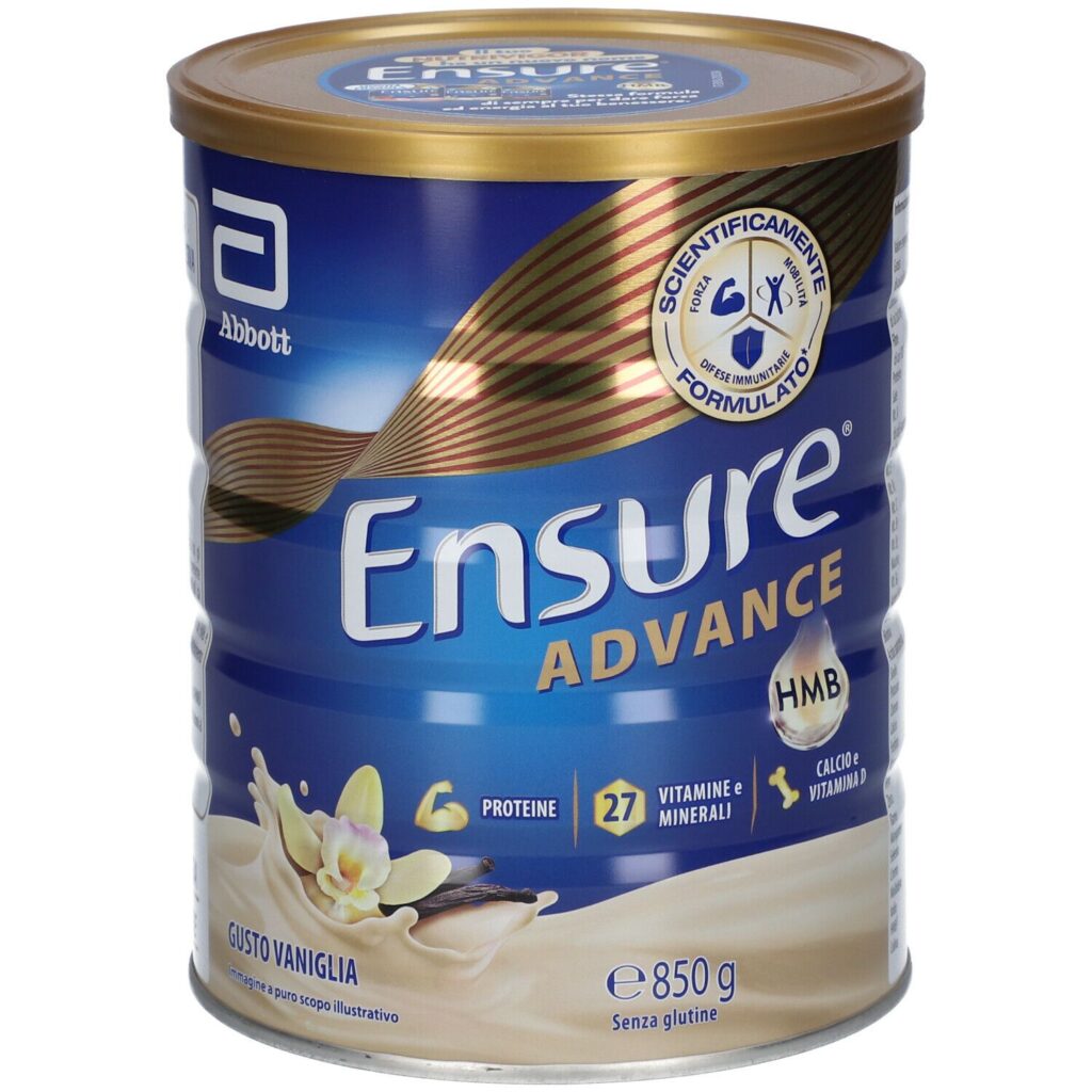 Ensure Advance Formula Nutrivigor Vaniglia 850g