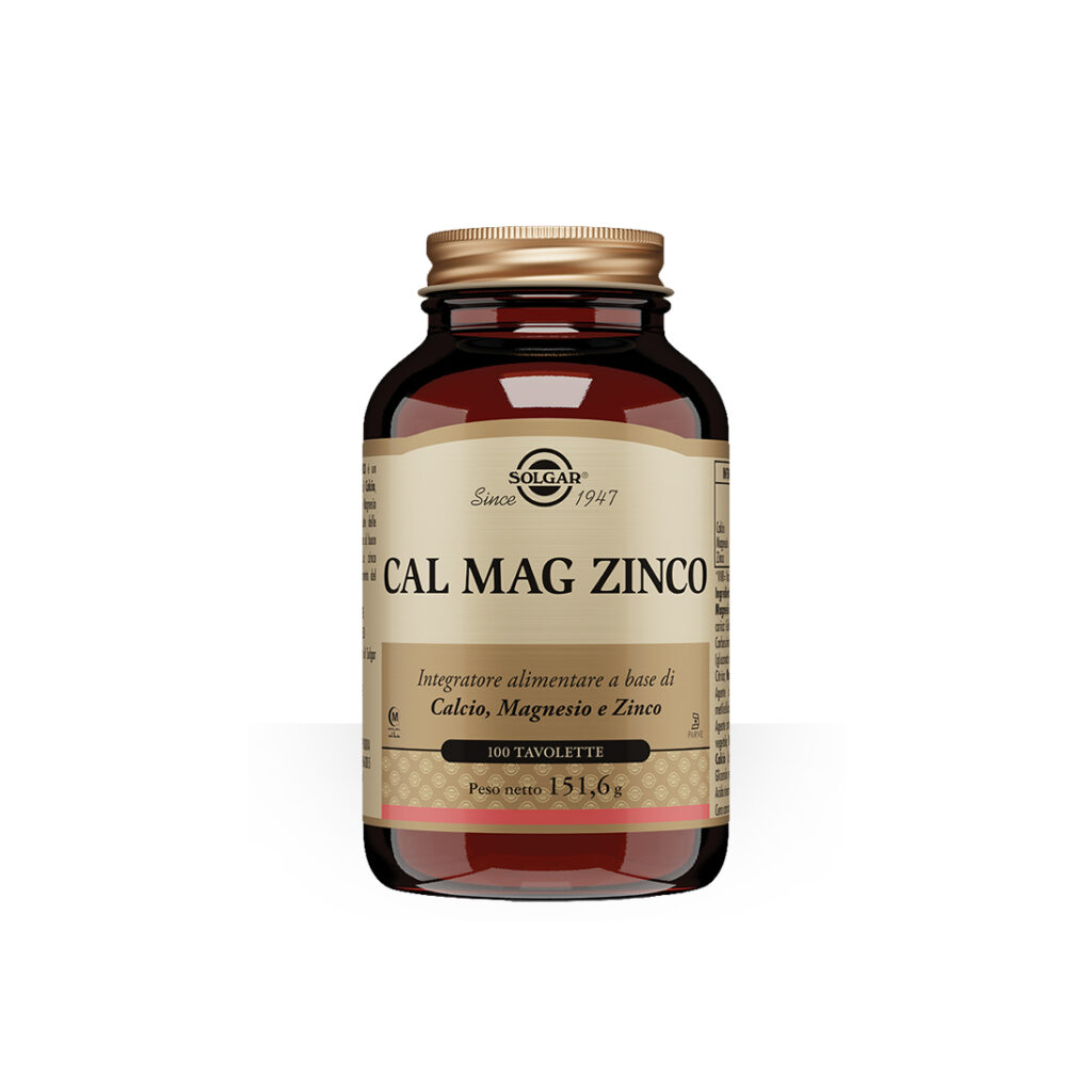 SOLGAR CAL MAG ZINCO 100 tavolette
