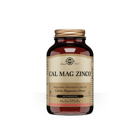 SOLGAR CAL MAG ZINCO 100 tavolette