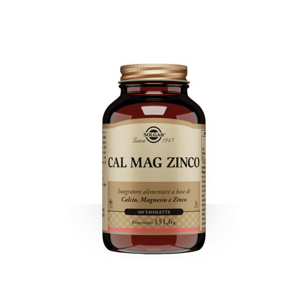 SOLGAR CAL MAG ZINCO 100 tavolette
