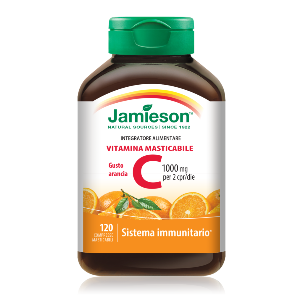 Jamieson Vitamina C masticabile arancia 120 CPR