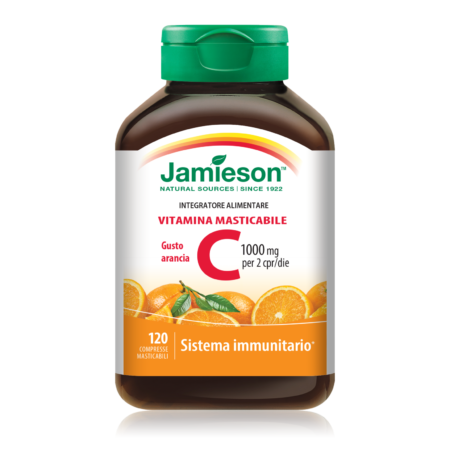 Jamieson Vitamina C masticabile arancia 120 CPR