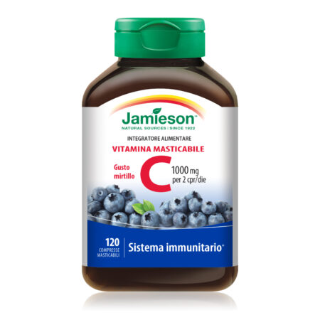 Jamieson Vitamina C masticabile mirtillo 120 CPR