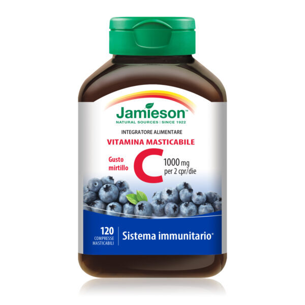 Jamieson Vitamina C masticabile mirtillo 120 CPR