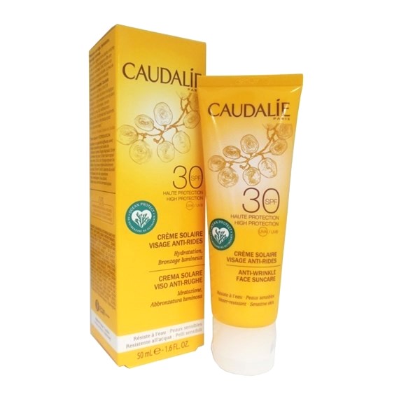 CAUDALÌE CREMA SOLARE VISO ANTI-RUGHE SPF30 50ml
