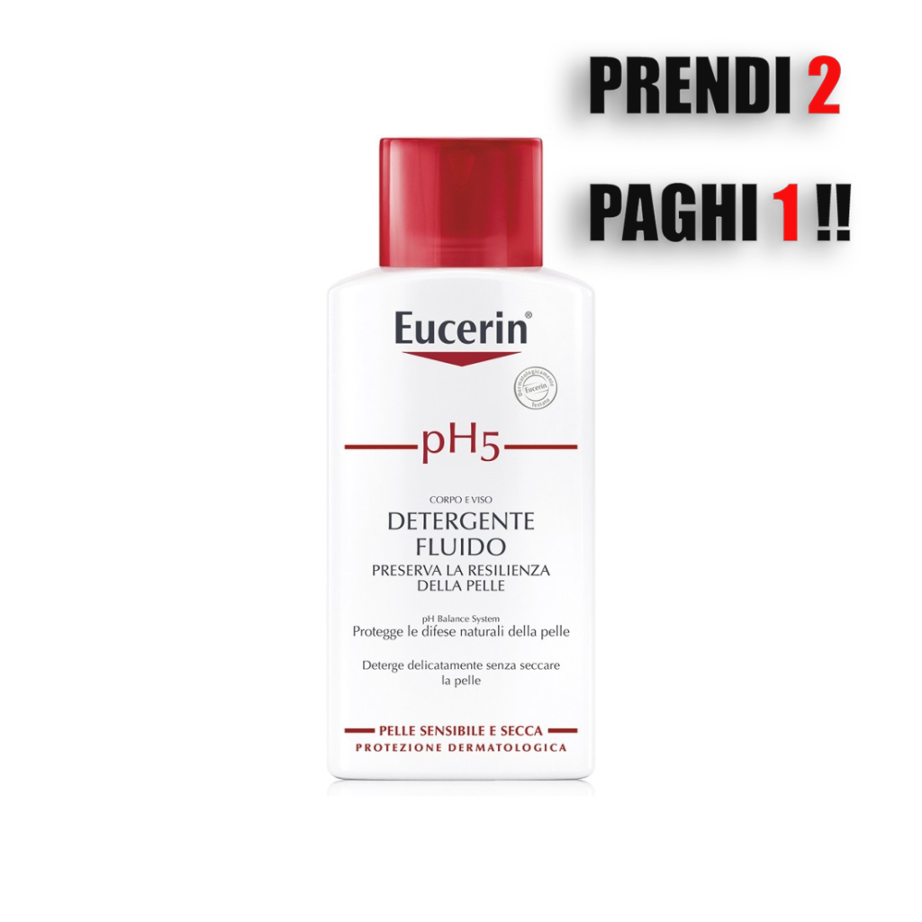 Eucerin pH5 Detergente CORPO E VISO 200ml Prendi 2 paghi 1