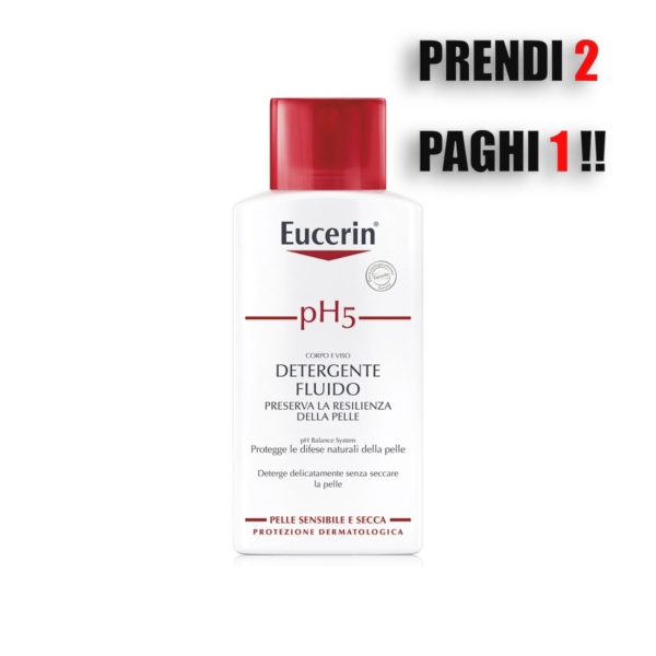 Eucerin pH5 Detergente CORPO E VISO 200ml Prendi 2 paghi 1