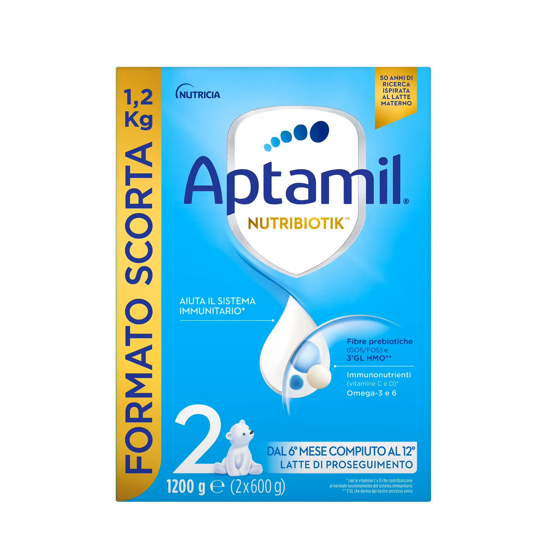 Aptamil 2 latte polvere 1,2kg