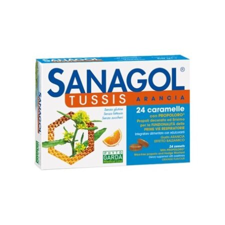 SANAGOL TUSSIS ARANCIA PHYTO GARDA 24 CARAMELLE